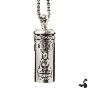 Briquet Bouddha Collier Bijou Mantra