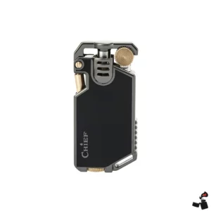 Briquet CHIEF Vintage Métal Flamme Douce