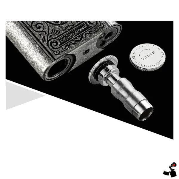 Briquet CIGARLOONG – Luxe Rétro Perce-Cigare Vis