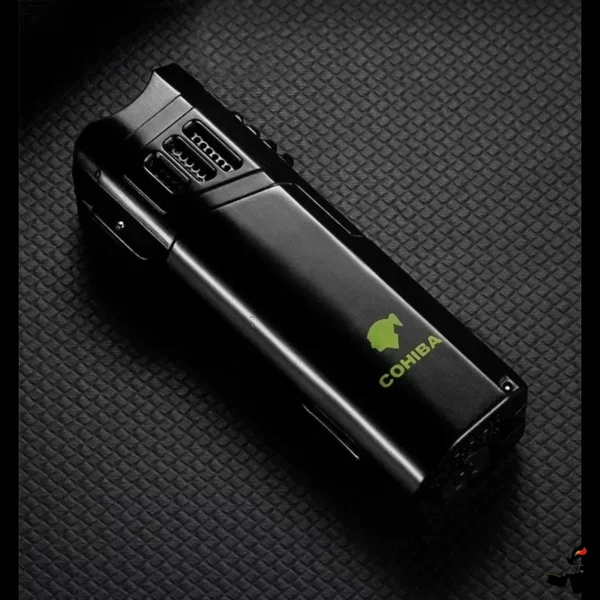 Briquet COHIBA 3 Jets Torche Cigares BBQ Logo