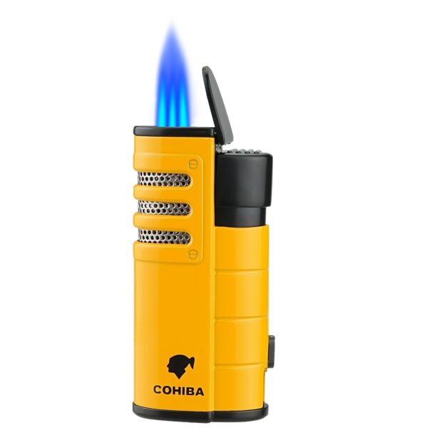 Briquet COHIBA Flamme 3 Jets et Coupe-Cigare