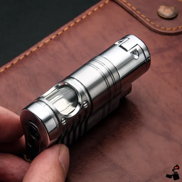 Briquet COHIBA Flamme 4 Jets et Coupe-Cigare Fenêtre