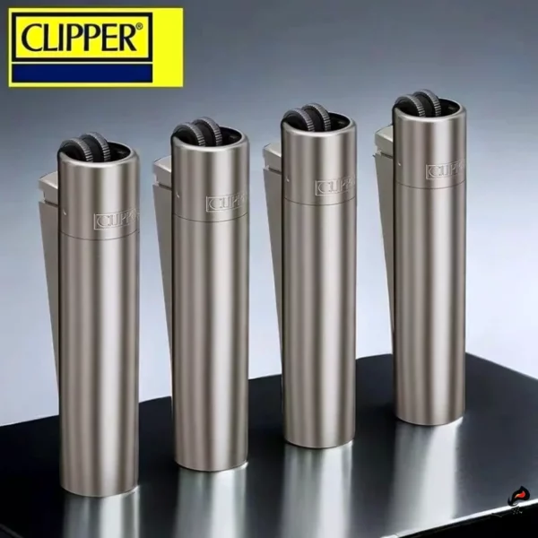 Briquet Clipper Métal à Meule – Flamme Douce Modèle