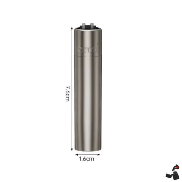 Briquet Clipper Métal à Meule – Flamme Douce Taille