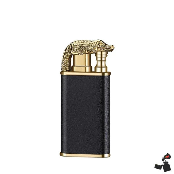 Briquet Double Flamme Crocodile ou Dauphin