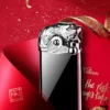 briquet double flamme en métal