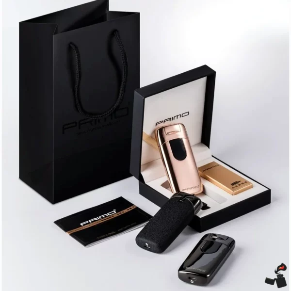Briquet Électrique Double Arc Induction Capteur Tactile Coffret