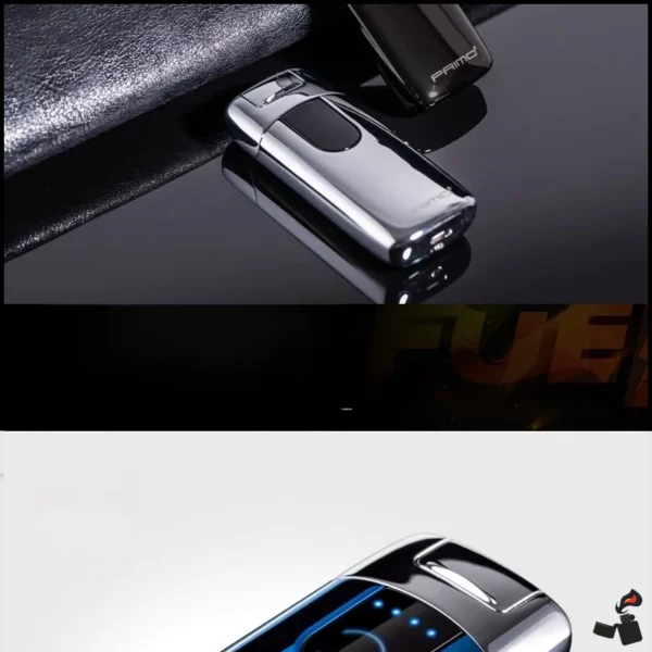 Briquet Électrique Double Arc Induction Capteur Tactile Couché