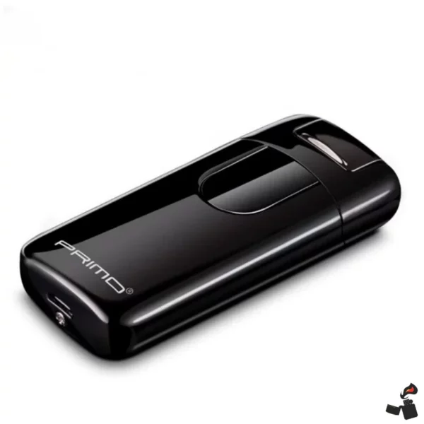 Briquet Électrique Double Arc Induction Capteur Tactile Noir