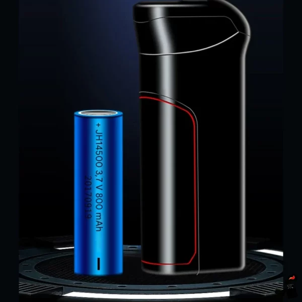 Briquet Électrique Plasma Rotatif – Double Arc, LED & Batterie Amovible Charge