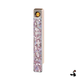 Briquet Électrique Fil De Tungstène Incrusté De Strass