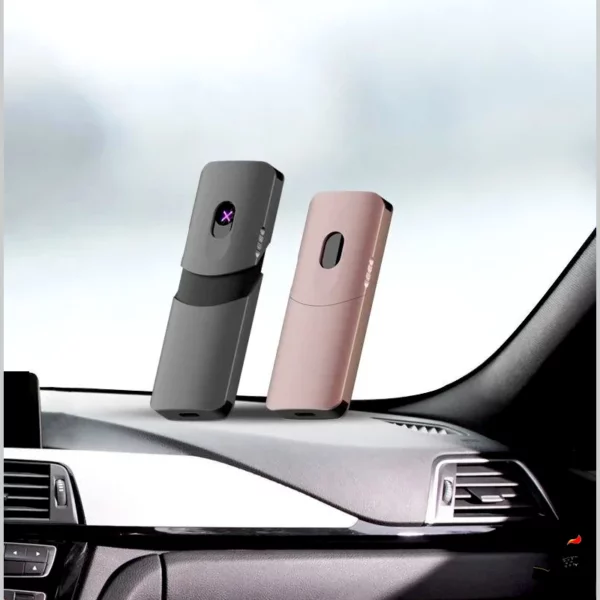 Briquet Électrique SOLOMÉ V5 – Double Arc USB-C, Texture Voiture Chaleur