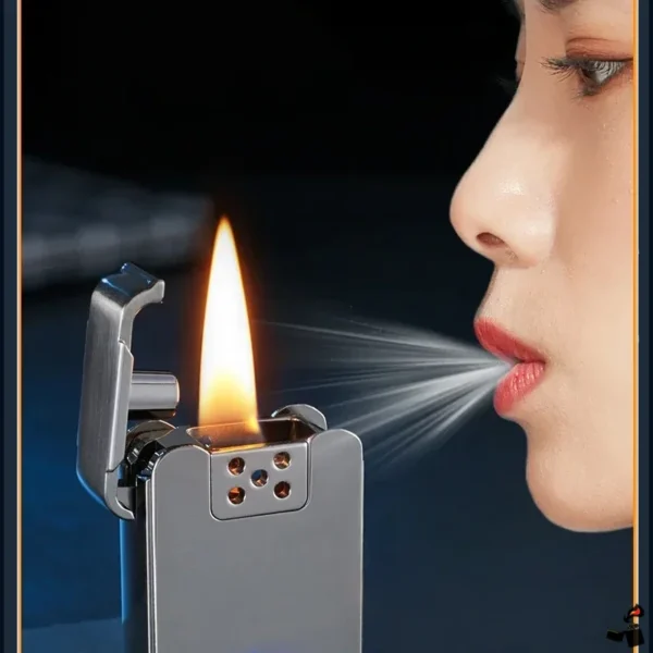 briquet innovant à essence avec contrôle vocal