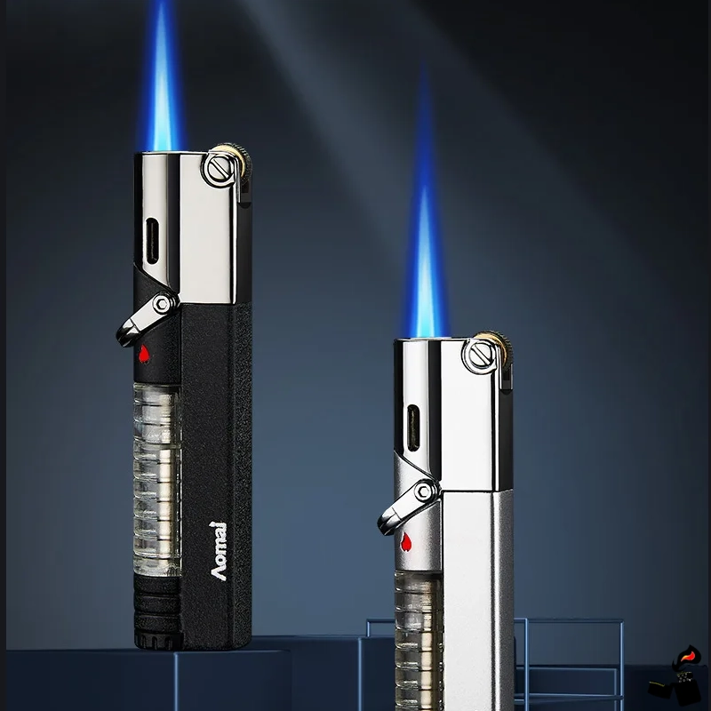 Briquet Métal Aomai Pierre Flamme Jet 3 Briquet Métal Aomai Pierre Flamme Jet Allumés