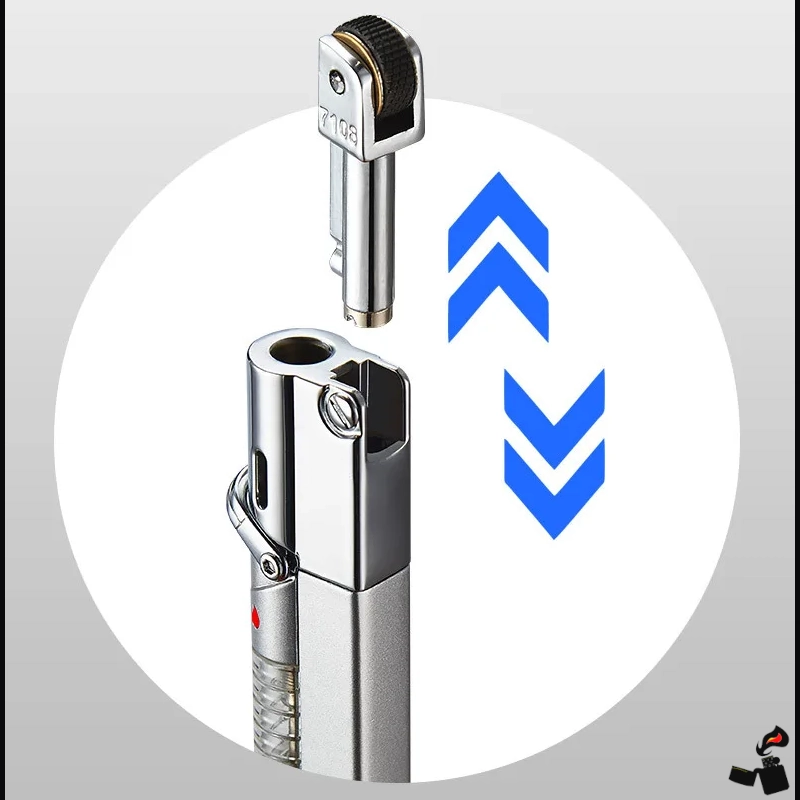 Briquet Métal Aomai Pierre Flamme Jet 11 Briquet Métal Aomai Pierre Flamme Jet Changer Meule