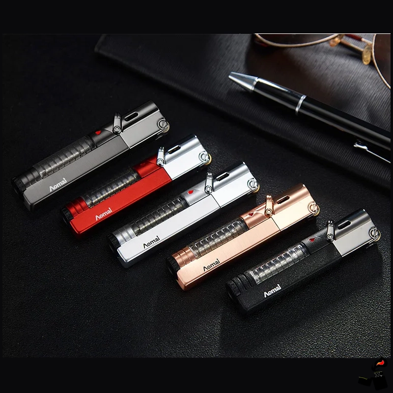 Briquet Métal Aomai Pierre Flamme Jet 5 Briquet Métal Aomai Pierre Flamme Jet Couleur