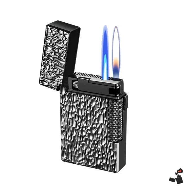 Briquet Métallique Double Flamme 1 Jet