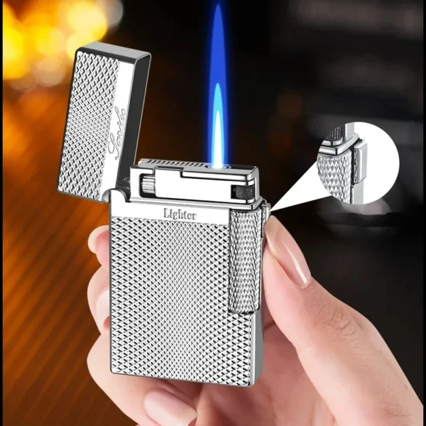 briquet double flamme pour allumer facilement