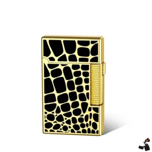 Briquet Métallique Double Flamme à Pierre