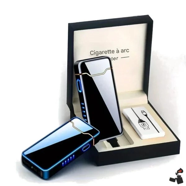 Briquet Plasma Électrique USB – Haute Puissance, LED & Sécurité Intelligente