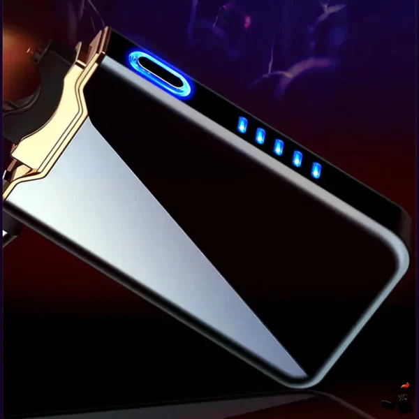 Briquet Plasma Électrique USB – Haute Puissance, LED & Sécurité Intelligente Led