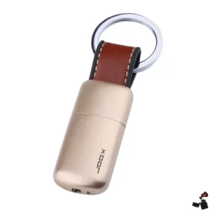 Briquet Porte-Clés Flamme Douce Cuir