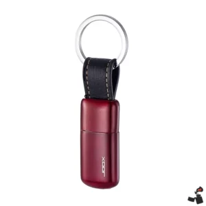 Briquet Porte-Clés Compact Flamme Douce Cuir