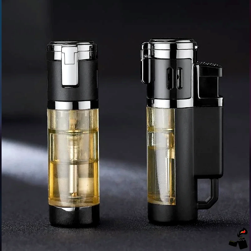 Briquet QuadraFlame - 4 Jets Bleus Haute Puissance, Coupe-Vent, Butane 3 Briquet QuadraFlame - 4 Jets Bleus Haute Puissance, Coupe-Vent, Butane – Image 3