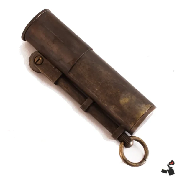 Briquet Rétro Flamme Ouverte en Cuivre