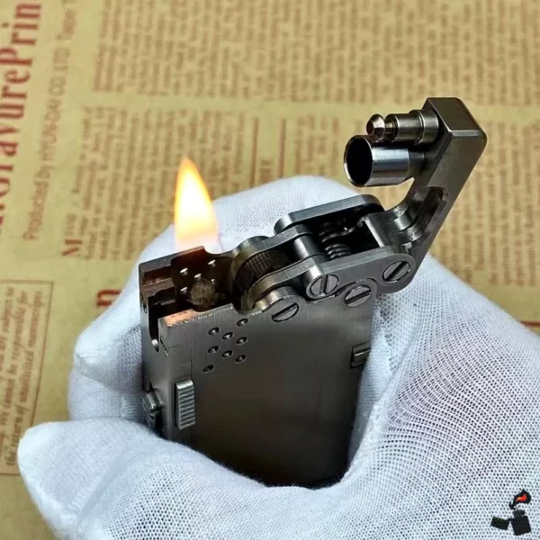 Briquet Titane Mécanique Militaire Automatique Flamme