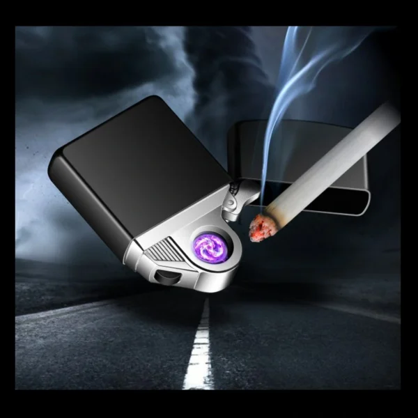 Briquet USB Arc Rotatif Cigarette Briquet USB Arc Rotatif