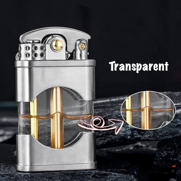 briquet ZORRO transparent détails