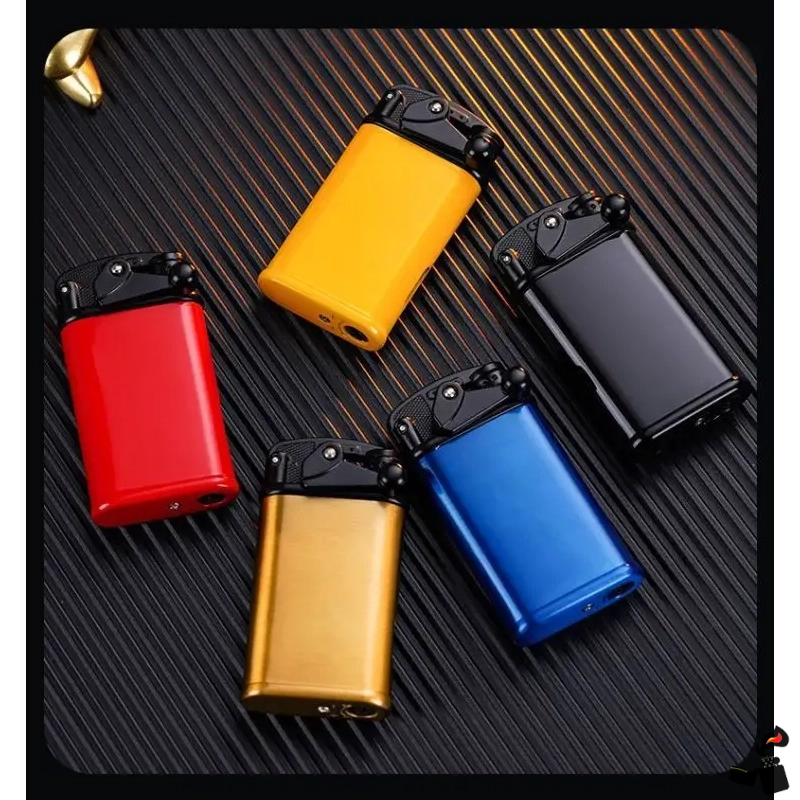 Briquet à Levier Flamme Jet Colorée Coupe-Vent 2 Briquet à Levier Flamme Rouge Coupe-Vent Couleurs