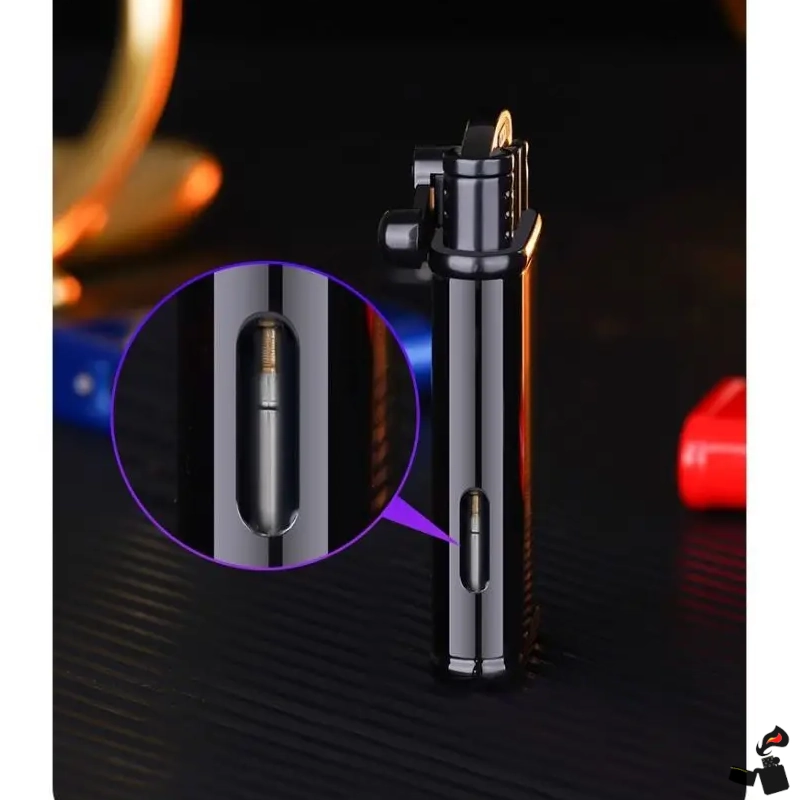 Briquet à Levier Flamme Jet Colorée Coupe-Vent 5 Briquet à Levier Flamme Rouge Coupe-Vent Fenêtre