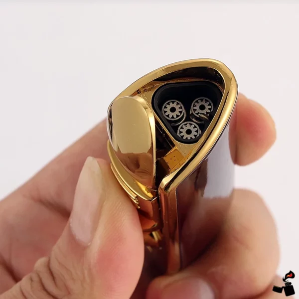 Briquet de Luxe 3 Jets – Coupe-Cigare Buse