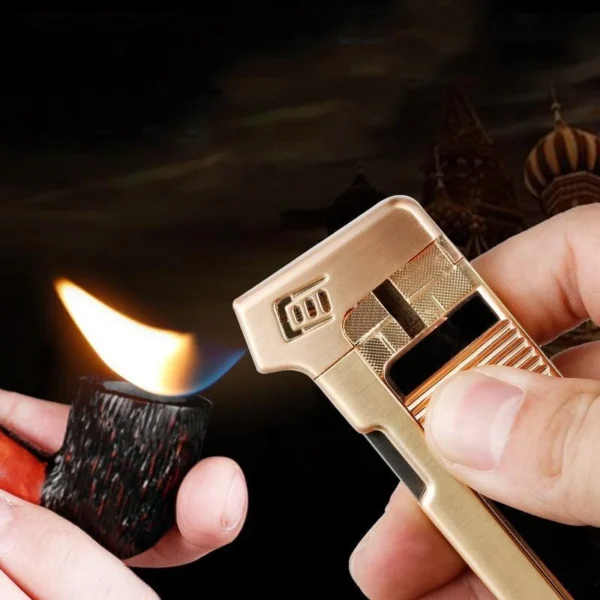 briquet design flamme oblique