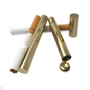 Briquet Cylindrique en Laiton Fait Main