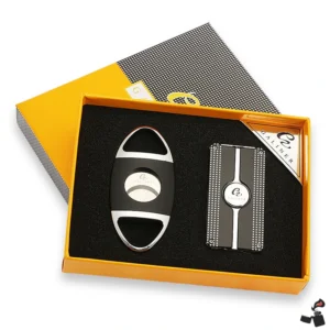 Coffret GALINER Coupe-Cigare et Briquet 3 Jets