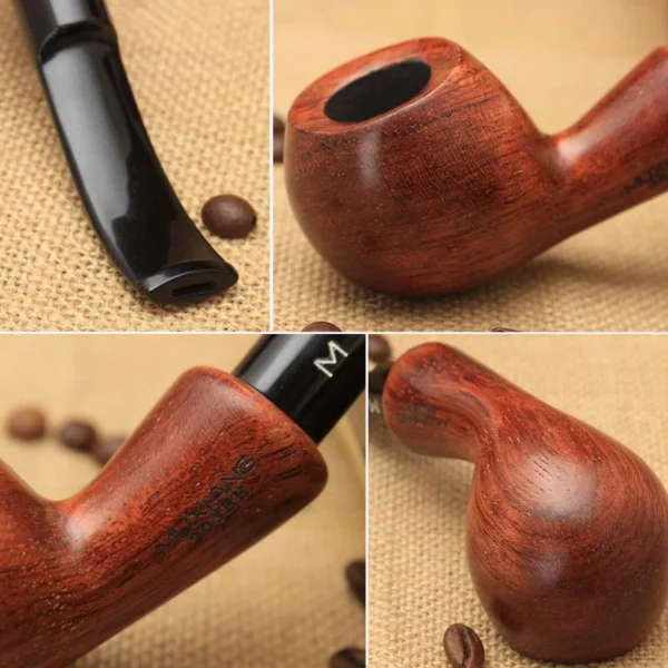 pipe de collection rhodésienne en bois