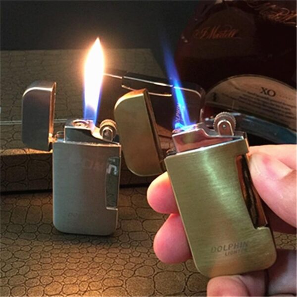 briquet design double flamme