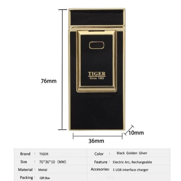 briquet arc électrique rechargeable