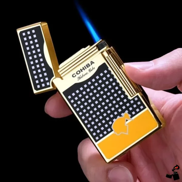 Briquet Cohiba Jet Torche et Perforateur Allumé