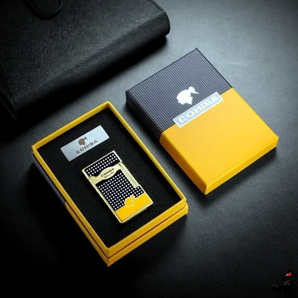 Briquet Cohiba Jet Torche et Perforateur Boîte Jaune
