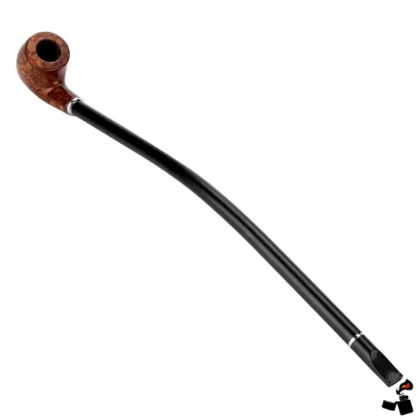 Pipe Longue en Bois Classique