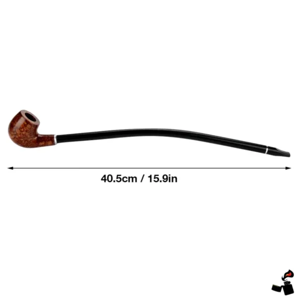 Pipe Longue en Bois Classique Taille