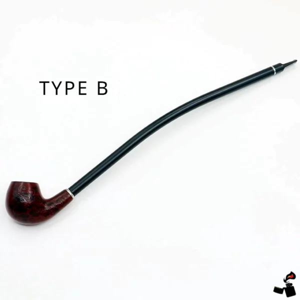 Pipe Longue en Bois Classique Type B 2