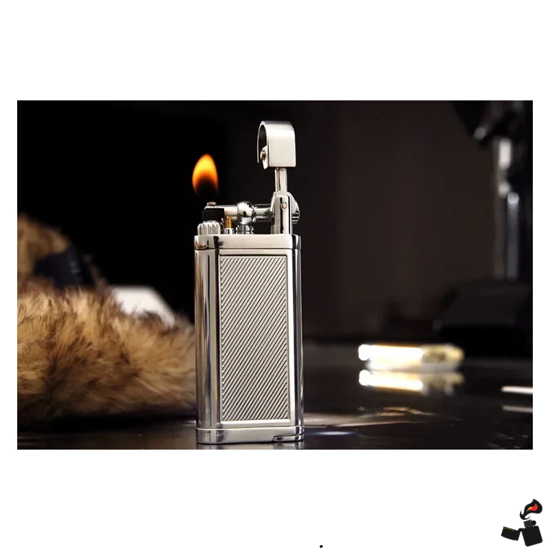 Briquet Pipe 45° – Outil Intégré - Réglage de Flamme | Briquet-Tek 3 Briquet Pipe Flamme 45° Métal Premium, Silex, Réglage Flamme