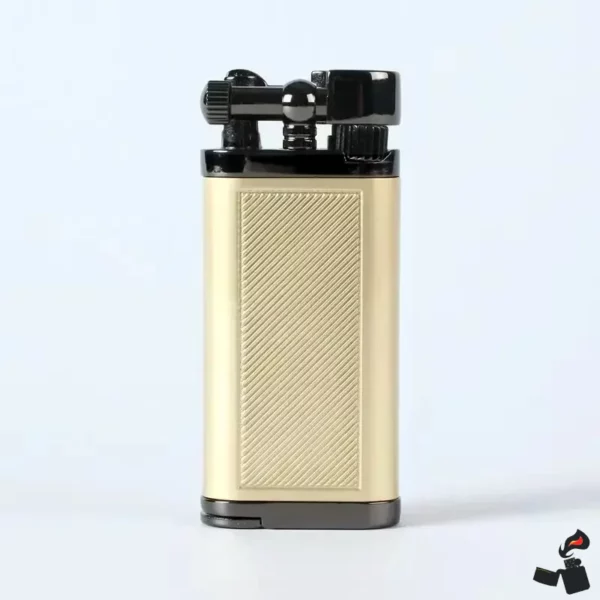 Briquet Pipe Métal Flamme Inclinée