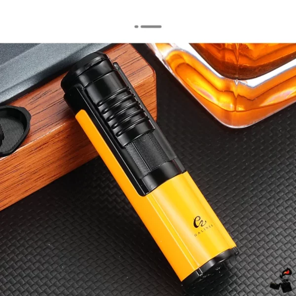 Briquet GALINER 1 Jet Torche Compact Acier Bouton