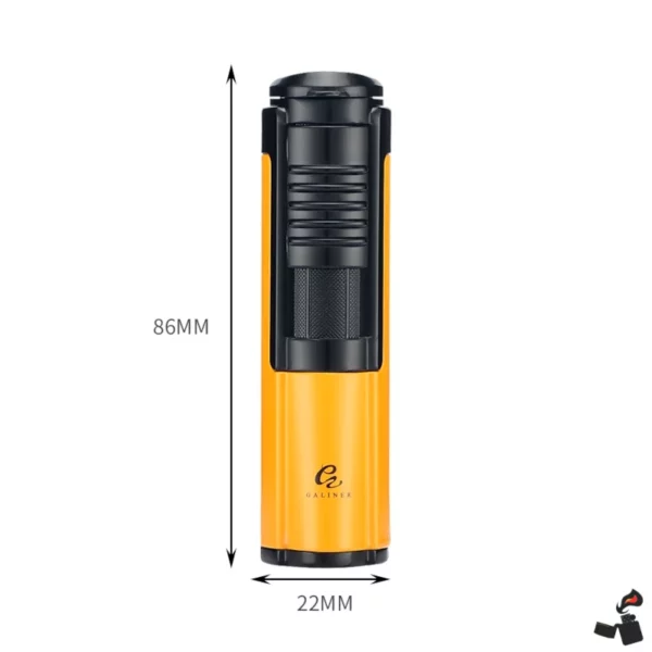 Briquet GALINER 1 Jet Torche Compact Acier Taille